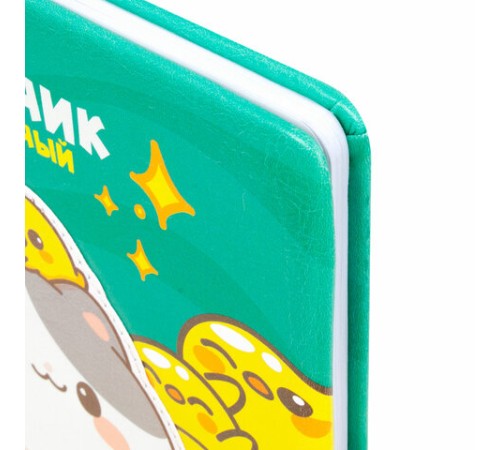 Дневник 1-4 класс 48 л., кожзам (твердая с поролоном), печать, аппликация, ЮНЛАНДИЯ, 