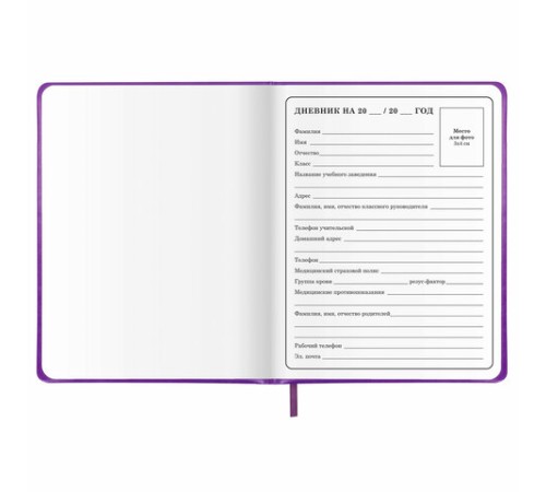 Дневник 1-4 класс 48 л., кожзам (твердая с поролоном), печать, аппликация, ЮНЛАНДИЯ, 