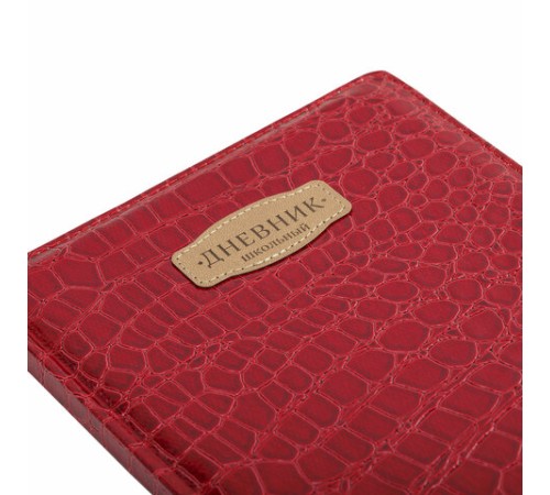 Дневник 1-11 класс 48 л., кожзам (твердая с поролоном), нашивка, BRAUBERG 