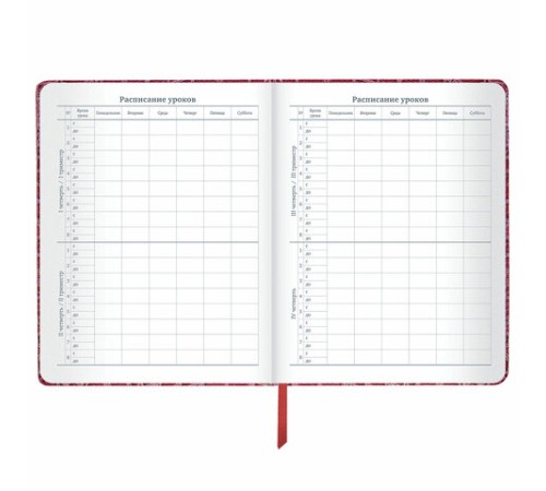 Дневник 1-11 класс 48 л., кожзам (твердая с поролоном), нашивка, BRAUBERG 