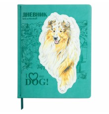 Дневник 1-11 класс 48 л., кожзам (твердая с поролоном), тиснение, аппликация, BRAUBERG, 