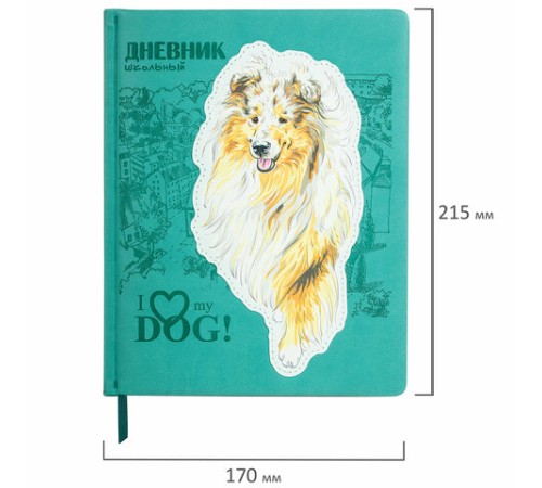 Дневник 1-11 класс 48 л., кожзам (твердая с поролоном), тиснение, аппликация, BRAUBERG, 