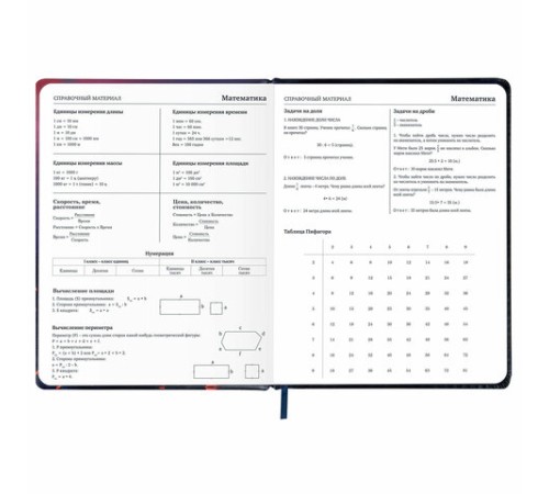 Дневник 1-11 класс 48 л., кожзам (твердая с поролоном), печать, резинка, конверт, BRAUBERG, 