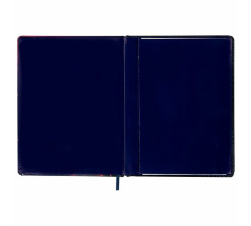 Дневник 1-11 класс 48 л., кожзам (твердая с поролоном), печать, резинка, конверт, BRAUBERG, 