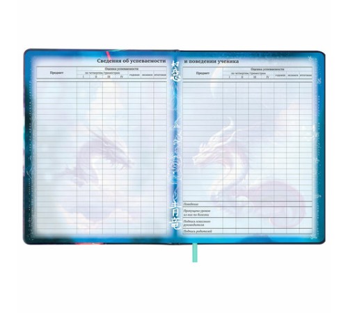 Дневник 1-11 класс 48 л., кожзам (твердая с поролоном), печать, цветной блок, BRAUBERG, 