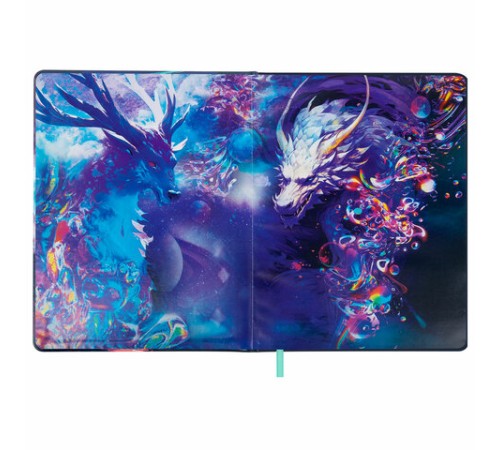 Дневник 1-11 класс 48 л., кожзам (твердая с поролоном), печать, цветной блок, BRAUBERG, 