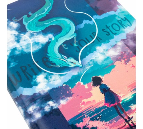 Дневник 1-11 класс 48 л., кожзам (твердая с поролоном), печать, цветной блок, BRAUBERG, 