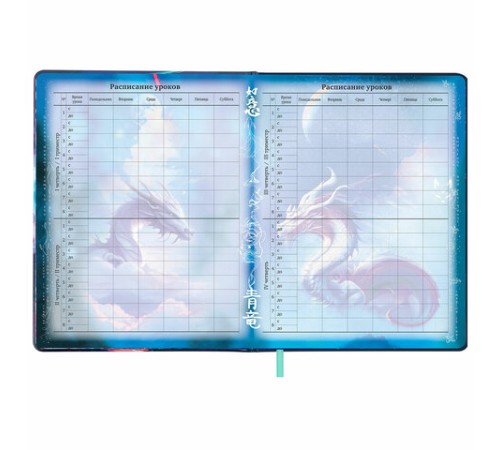 Дневник 1-11 класс 48 л., кожзам (твердая с поролоном), печать, цветной блок, BRAUBERG, 