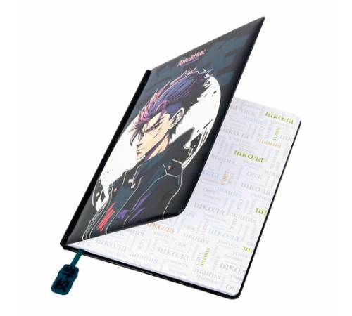 Дневник 1-11 класс 48 л., кожзам (твердая с поролоном), печать, ляссе с аппликацией, BRAUBERG, 