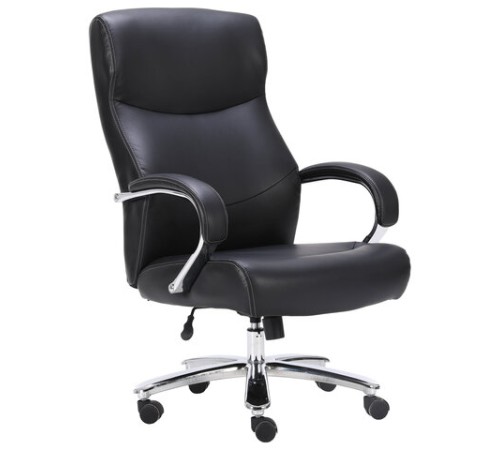 Кресло офисное BRABIX PREMIUM "Total HD-006", НАГРУЗКА до 180 кг, экокожа, хром, черное, 531933 Кресло офисное BRABIX PREMIUM "Total HD-006", НАГРУЗКА до 180 кг, экокожа, хром, черное, 531933