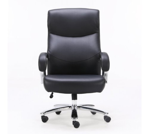 Кресло офисное BRABIX PREMIUM "Total HD-006", НАГРУЗКА до 180 кг, экокожа, хром, черное, 531933 Кресло офисное BRABIX PREMIUM "Total HD-006", НАГРУЗКА до 180 кг, экокожа, хром, черное, 531933