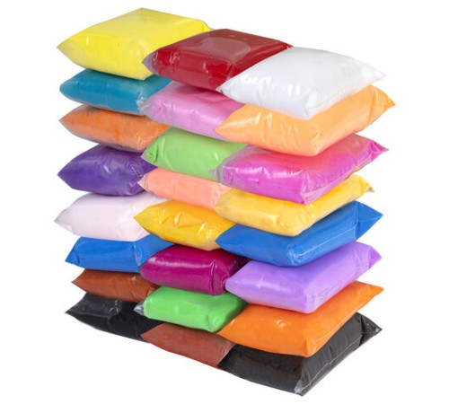 Пластилин супер лёгкий воздушный застывающий 24 цвета, 210 г, 3 стека, ПИФАГОР, 107040