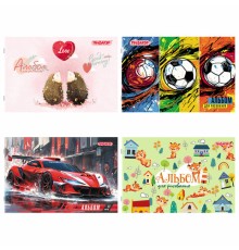 Альбом для рисования А4, 12 листов, скоба, обложка офсет, ПИФАГОР, 203х288 мм, 