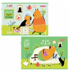 Альбом для рисования А4, 24 листа, скоба, обложка офсет, ПИФАГОР, 203х288 мм, 