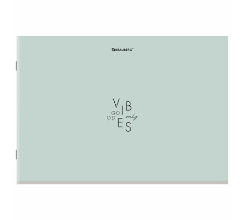 Альбом для рисования А4, 40 листов, скоба, обложка картон, BRAUBERG, 203х288 мм, 