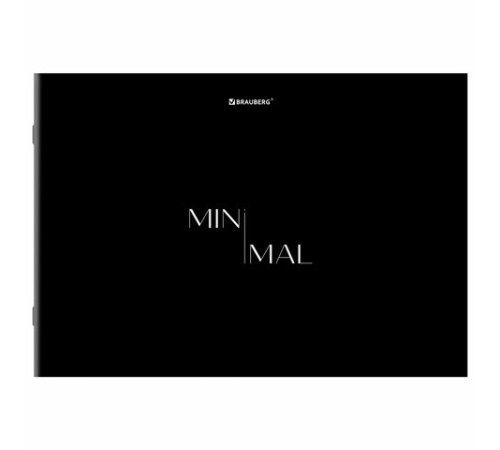 Альбом для рисования А4, 40 листов, скоба, обложка картон, BRAUBERG, 203х288 мм, 