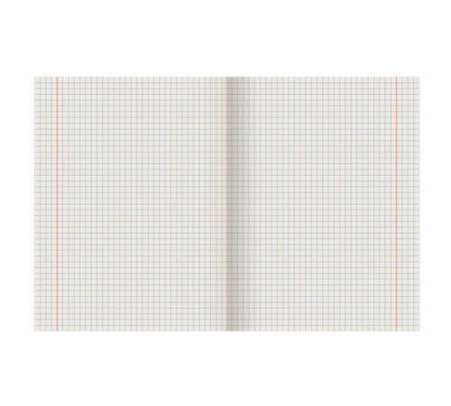 Тетрадь ЗЕЛЁНАЯ обложка 24 л., клетка с полями, офсет №2 ЭКОНОМ, 