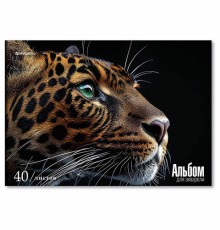 Альбом для акварели А4, 40 л., бумага 200 г/м2, склейка, обложка картон, BRAUBERG, 