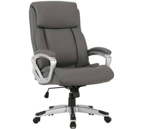 Кресло офисное BRABIX PREMIUM "Level EX-527", пружинный блок, рециклированная кожа, серое, 531937 Кресло офисное BRABIX PREMIUM "Level EX-527", пружинный блок, рециклированная кожа, серое, 531937
