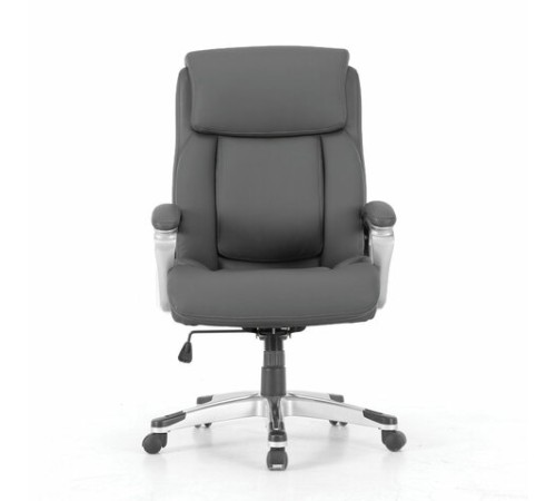 Кресло офисное BRABIX PREMIUM "Level EX-527", пружинный блок, рециклированная кожа, серое, 531937 Кресло офисное BRABIX PREMIUM "Level EX-527", пружинный блок, рециклированная кожа, серое, 531937