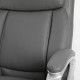 Кресло офисное BRABIX PREMIUM "Level EX-527", пружинный блок, рециклированная кожа, серое, 531937