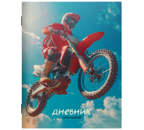 Дневник 1-11 класс 40 л., на скобе, ПИФАГОР, обложка картон, МИКС 