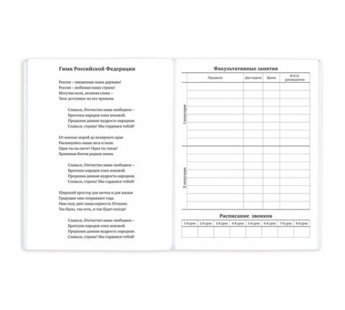 Дневник 1-11 класс 40 л., на скобе, ПИФАГОР, обложка картон, МИКС 