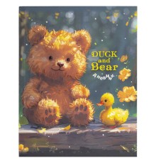 Дневник 1-4 класс 48 л., гибкая обложка, ЮНЛАНДИЯ, выборочный лак, с подсказом, 