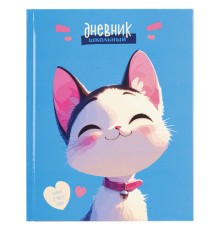 Дневник 1-4 класс 48 л., твердый, ЮНЛАНДИЯ, глянцевая ламинация, с подсказом, 