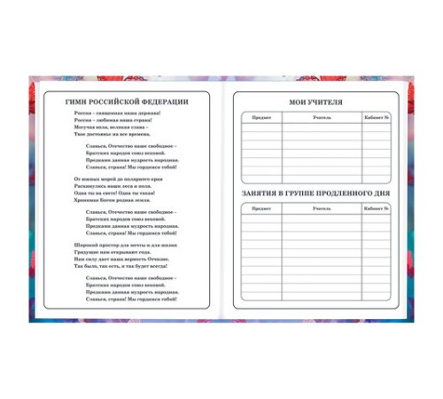 Дневник 1-4 класс 48 л., твердый, BRAUBERG, глянцевая ламинация, с подсказом, 