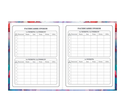 Дневник 1-4 класс 48 л., твердый, BRAUBERG, глянцевая ламинация, с подсказом, 