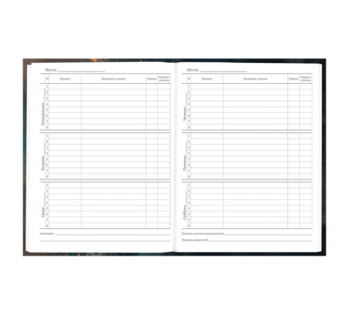 Дневник 5-11 класс 48 л., гибкая обложка, BRAUBERG, глянцевая ламинация, с подсказом, 