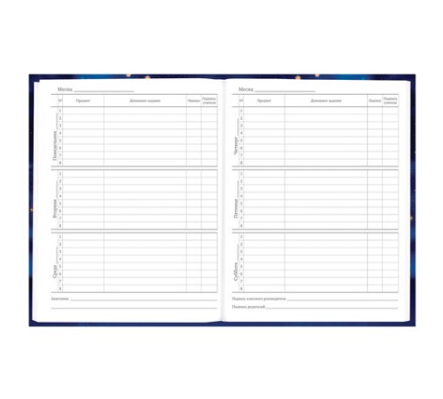 Дневник 5-11 класс 48 л., твердый, BRAUBERG, выборочный лак, с подсказом, 