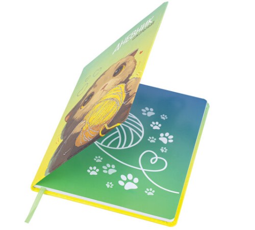 Дневник 1-11 класс 48 л., кожзам (твердая), печать, глиттер, ЮНЛАНДИЯ, 