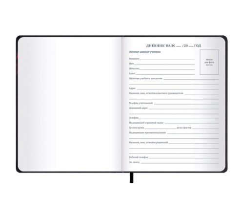 Дневник 1-11 класс 48 л., обложка кожзам (твердая с поролоном), 3D-элемент, BRAUBERG, 