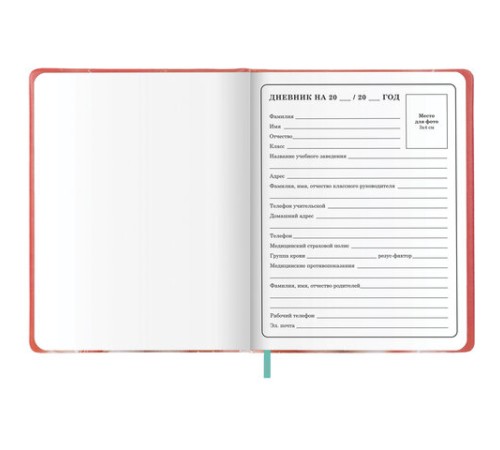 Дневник 1-4 класс 48л, кожзам (твердая с поролоном), печать, аппликация, ЮНЛАНДИЯ, Котик, 107224