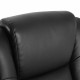 Кресло офисное BRABIX PREMIUM "Solid HD-005", НАГРУЗКА до 180 кг, рециклированная кожа, черное, 531941