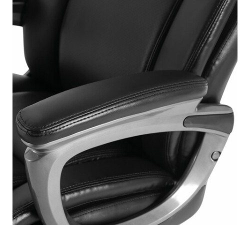 Кресло офисное BRABIX PREMIUM "Solid HD-005", НАГРУЗКА до 180 кг, рециклированная кожа, черное, 531941 Кресло офисное BRABIX PREMIUM "Solid HD-005", НАГРУЗКА до 180 кг, рециклированная кожа, черное, 531941