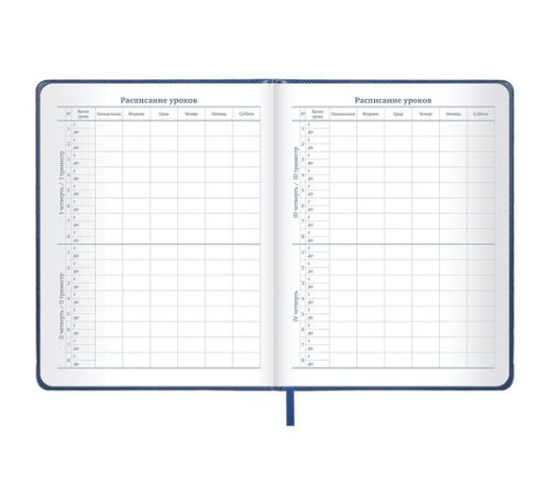 Дневник 1-11 класс 48 л., кожзам (твердая с поролоном), нашивка, BRAUBERG IGUANA, синий, 107226