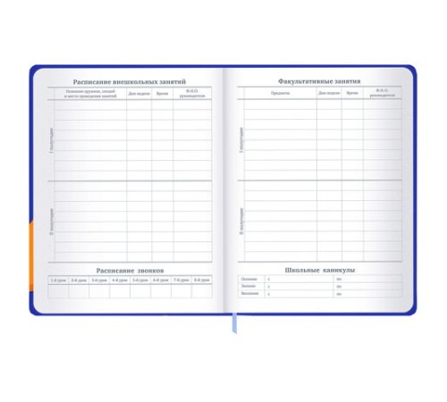 Дневник 1-11 класс 48 л., твердый, BRAUBERG, матовая ламинация, резинка, закладка-ляссе, с подсказом, 