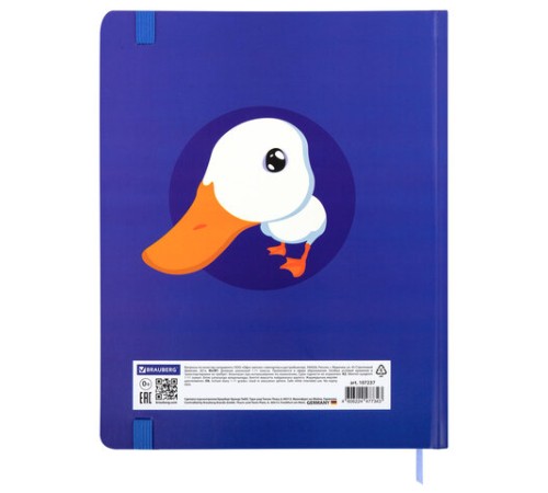 Дневник 1-11 класс 48 л., твердый, BRAUBERG, матовая ламинация, резинка, закладка-ляссе, с подсказом, 
