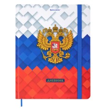 Дневник 1-11 класс 48 л., твердый, BRAUBERG, матовая ламинация, резинка, закладка-ляссе, с подсказом, 