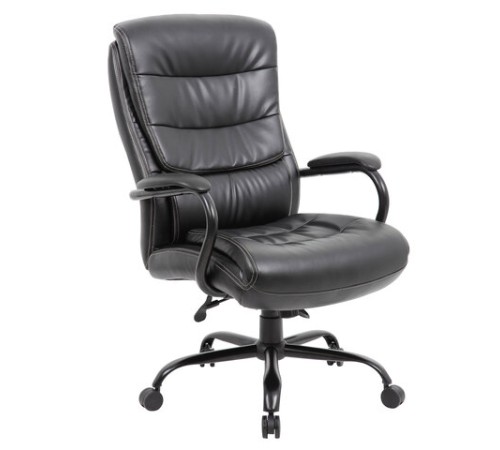 Кресло офисное BRABIX PREMIUM "Heavy Duty HD-004", НАГРУЗКА до 200 кг, экокожа, черное, 531942 Кресло офисное BRABIX PREMIUM "Heavy Duty HD-004", НАГРУЗКА до 200 кг, экокожа, черное, 531942