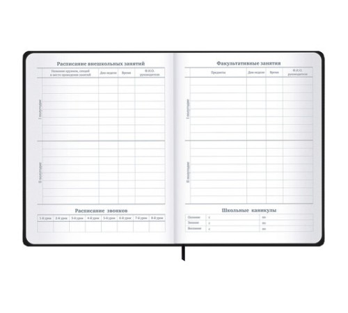 Дневник 1-11 класс 48 л., твердый, BRAUBERG, матовая ламинация, резинка, закладка-ляссе, с подсказом, 