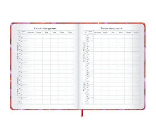 Дневник 1-11 класс 48 л., твердый, BRAUBERG, матовая ламинация, резинка, закладка-ляссе, с подсказом, 