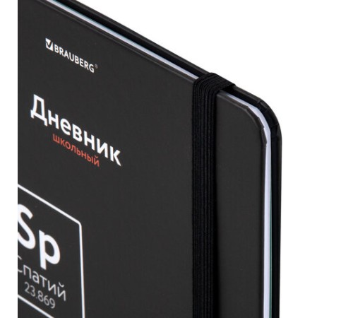 Дневник 1-11 класс 48 л., твердый, BRAUBERG, матовая ламинация, резинка, закладка-ляссе, с подсказом, 
