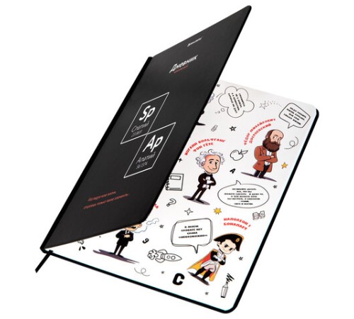 Дневник 1-11 класс 48 л., твердый, BRAUBERG, матовая ламинация, резинка, закладка-ляссе, с подсказом, 