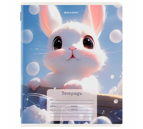 Тетрадь 12 л. BRAUBERG клетка, обложка картон, МИКС-1, 107268