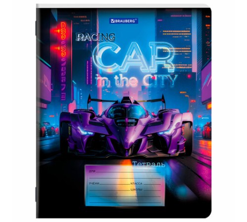 Тетрадь 12 л. BRAUBERG клетка, обложка картон, МИКС-2, 107269