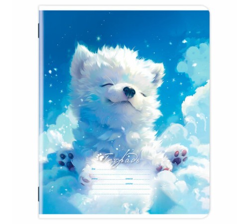 Тетрадь 12 л. ЮНЛАНДИЯ, клетка, обложка картон, МИКС-2, 107273